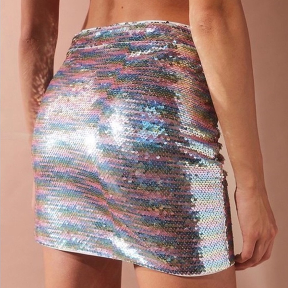 Urban Outfitters Sequined Mini Skirt - Picture 2 of 6